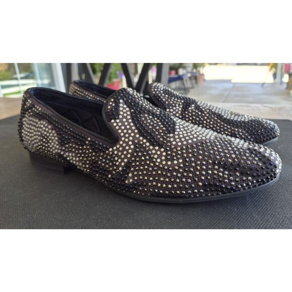 Steve Madden Men\'s Camo Rhinestone Loafers Slip-On Smoking Shoes Size 10 main image 12
